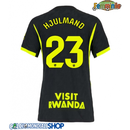 Maglie da calcio Atletico Madrid Morten Hjulmand #23 Seconda Maglia Femminile 2026-27 Manica Corta